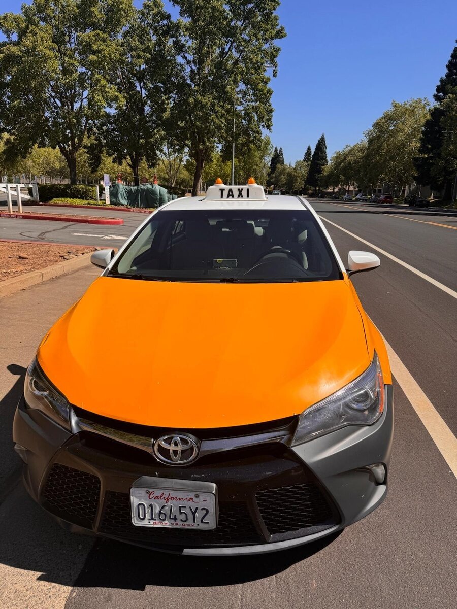One of the Yellow Cab of Rancho Cordova cabs